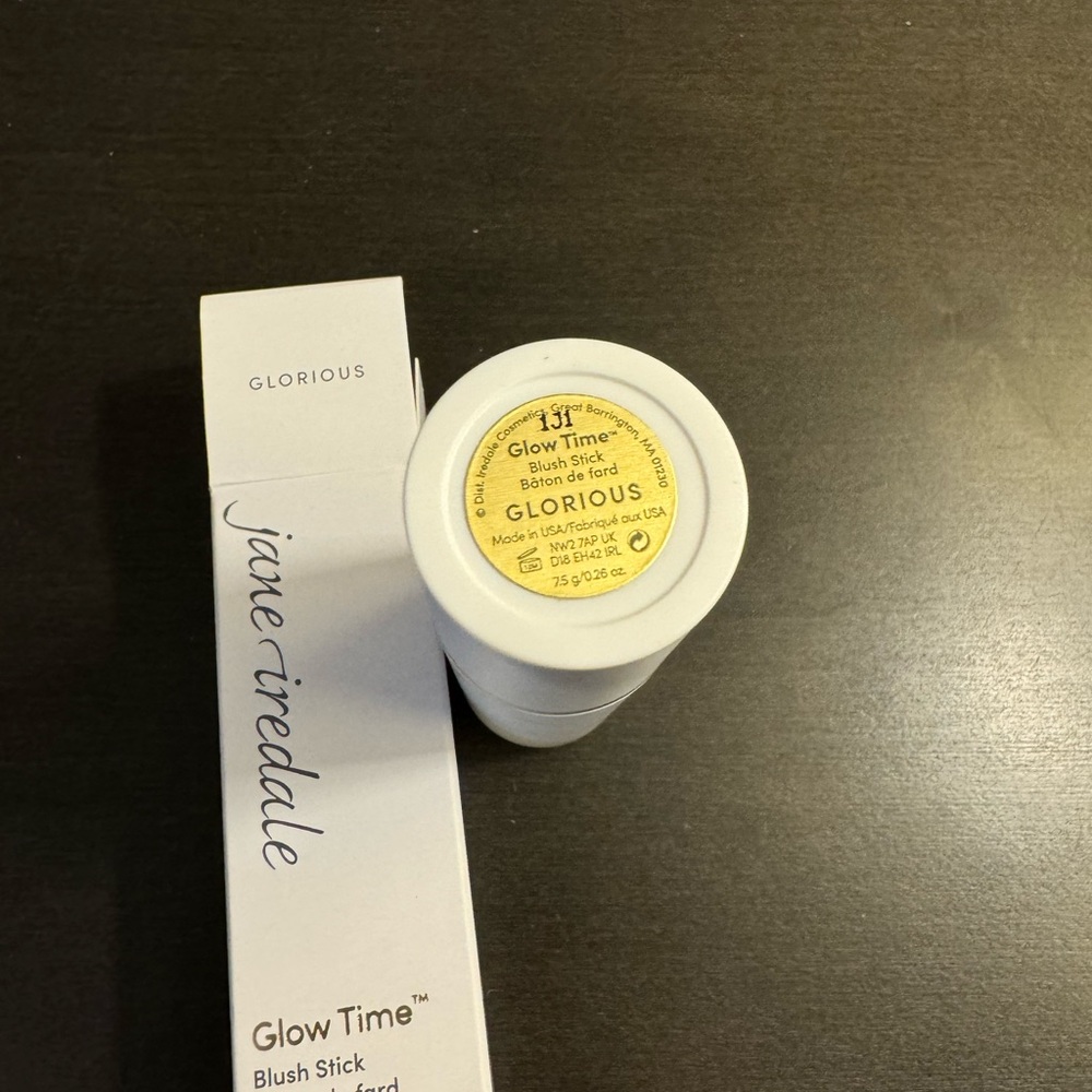 jane iredale Glow Time Blush Stick Glorious .26 oz Full Size NIB - Picture 6 of 6